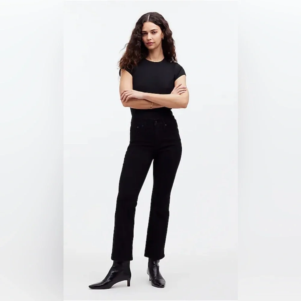 Madewell Kick Out Crop Jeans - Picture 2 of 7